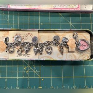 Brighton Power of Pink Watch Charm Bracelet